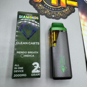 mendo breath – 2g liquid diamonds live resin (indica)