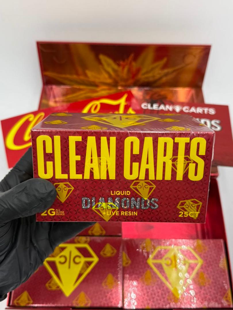 Clean Carts 2G Liquid Diamonds + Live Resin