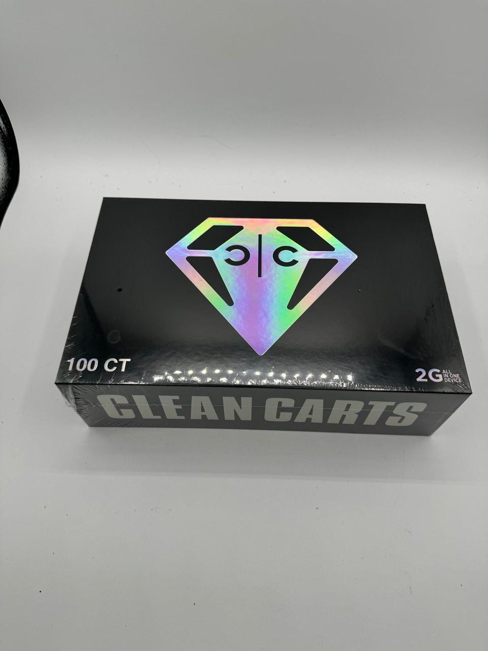 clean carts – 2g all in one disposable (100ct box) clean carts – 2g all in one disposable (100ct box)