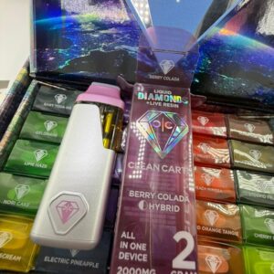 Clean Carts 2g 5 Pack Mix and Match Liquid Diamonds Live Resin Disposables