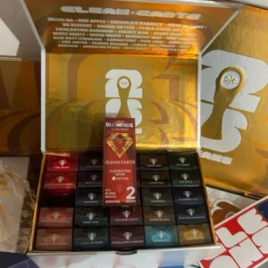 Premium Live Resin and Liquid Diamonds in the Clean Carts 2G World Cup Edition